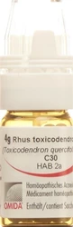 Omida Rhus tox Globuli 30 C mit Dosierhilfe