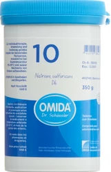 Omida Nr10 Natrium sulfuricum Tablette 6 D