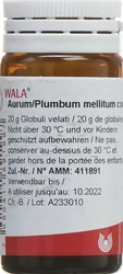Wala Aurum/Plumbum mellitum comp. Globuli