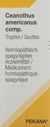 Pekana Ceanothus americanus compositum Tropfen zum Einnehmen