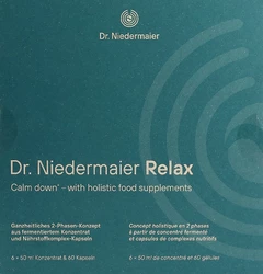 Dr. Niedermaier Set Relax 60 Kapseln und 6 x 50ml Flaschen