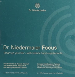 Dr. Niedermaier Set Focus 60 Kapseln und 6 x 50ml Flaschen