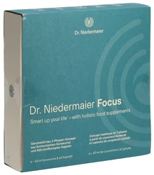 Dr. Niedermaier Set Focus 60 Kapseln und 6 x 50ml Flaschen