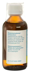 Fluimucil Erkältungshusten Sirup 100 mg/5ml Himbeer
