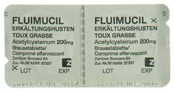 Fluimucil Erkältungshusten Brausetablette 200 mg