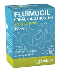 Fluimucil Erkältungshusten Brausetablette 200 mg