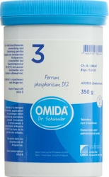 Omida Nr3 Ferrum phosphoricum Tablette 12 D