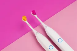 Curaprox Hydrosonic Ersatzbürstenkopf sensitive gelb-pink