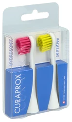 Curaprox Hydrosonic Ersatzbürstenkopf sensitive rot-grün