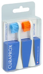 Curaprox Hydrosonic Ersatzbürstenkopf sensitive blau-orange