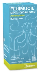 Fluimucil Erkältungshusten Sirup 200 mg/10ml Himbeer
