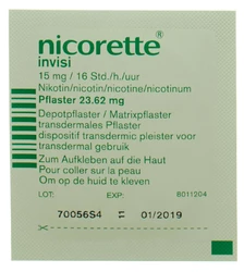 Nicorette Invisi Patch 15 mg/16h