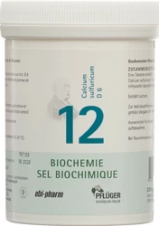 PFLÜGER Nr12 Calcium sulfuricum Tablette 6 D