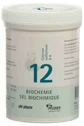 PFLÜGER Nr12 Calcium sulfuricum Tablette 6 D