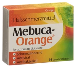 Mebucaïne Mebuca-Orange Lutschtablette