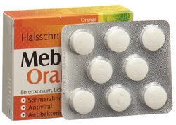 Mebucaïne Mebuca-Orange Lutschtablette