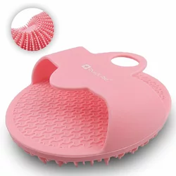 Quick Aid Körperbürste aus Silikon für Babys und Erwachsene pink