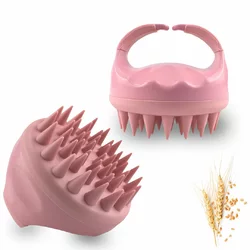Quick Aid Massage & Care Brush Scalp aus Weizenstroh pink
