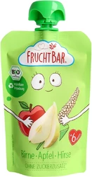 FRUCHTBAR Fruchtpüree Bio Birner Apfel Hirse