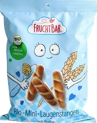 FRUCHTBAR Mini-Laugenstangen Bio mit Butter