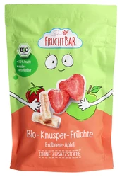 FRUCHTBAR Knusper-Früchte Bio Erdbeere Apfel