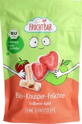 FRUCHTBAR Knusper-Früchte Bio Erdbeere Apfel