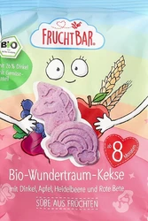 FRUCHTBAR biscuits de rêve bio épeautre pomme myrtille