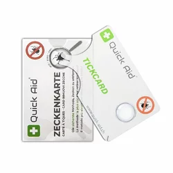 Quick Aid Zeckenkarte mit Lupe
