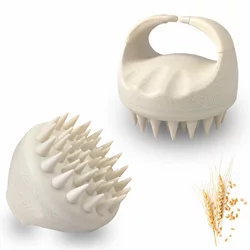 Quick Aid Massage & Care Brush Scalp aus Weizenstroh beige