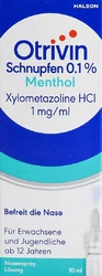 Otrivin Schnupfen Dosierspray 0.1 % Menthol