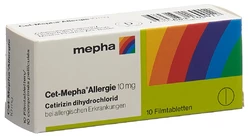 Cet-Mepha Allergie Filmtablette 10 mg