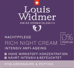 Louis Widmer Rich Night Cream ohne Parfum