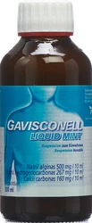 Gavisconell Liquid Mint Suspension in Flasche