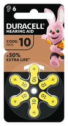 Duracell Batterie EasyTab 10 Zinc Air D6 1.4V