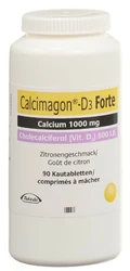 Calcimagon D3 Forte Kautablette Zitrone
