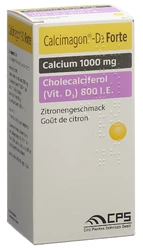Calcimagon D3 Forte Kautablette Zitrone