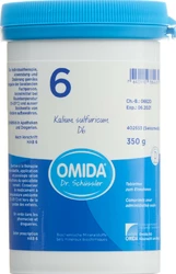 Omida Nr6 Kalium sulfuricum Tablette 6 D