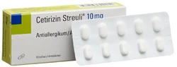 Cetirizin Streuli Filmtablette 10 mg