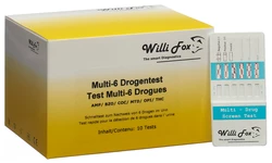 Willi Fox Drogentest Multi 6 Drogen Urin