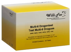 Willi Fox Drogentest Multi 6 Drogen Urin