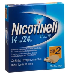 Nicotinell 2 mittel Matrixpfl 14 mg/24h