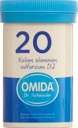Omida Nr20 Kalium aluminium sulfuricum Tablette 12 D
