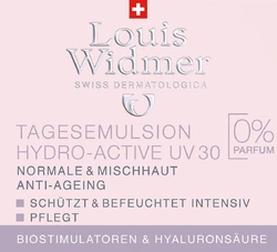 Louis Widmer emulsion hydro active UV30 sans parfum