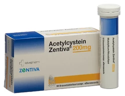 Acetylcystein Zentiva Brausetablette 200 mg