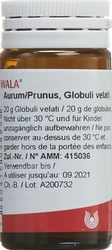 Wala Aurum/Prunus Globuli