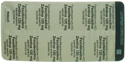 Fexofenadine Zentiva Filmtablette 120 mg