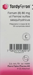 Tardyferon Ret Tabl 80 mg