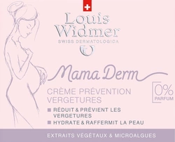 Louis Widmer MamaDerm Schwangerschaftsstreifen Creme ohne Parfum