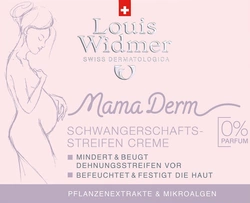 Louis Widmer MamaDerm Schwangerschaftsstreifen Creme ohne Parfum