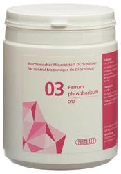 PHYTOMED Nr3 Ferrum phosphoricum Tablette 12 D